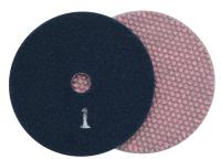 Алмазные гибкие шлифовальные круги ТОЧКИ Pads 5-STEP №1 D100