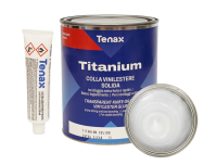 Клей полиэфирный Titanium Extra Clear (нейтральный/без пигмента) густой 1л Tenax